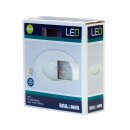Briloner LED Einbauleuchte rund Weiß IP44 10W Modul...