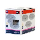 3 x Briloner LED Einbauleuchte rund Titan starr IP23 3 x...