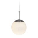 Brilliant Pendelleuchte Timo Eisen 150cm rund Ø20cm max. 60W E27 ohne Leuchtmittel kürzbar