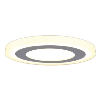 Näve LED Einbauleuchte Interna Weiß Rund Ø15cm 9W 650lm warmweiß 3000K mit Netzteil