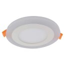 Näve LED Einbauleuchte Interna Weiß Rund Ø15cm 9W 650lm warmweiß 3000K mit Netzteil