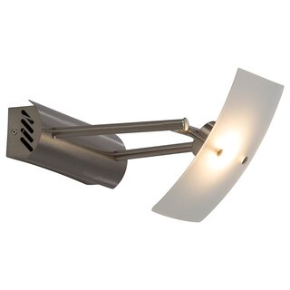 Brilliant LED Wand- & Deckenleuchte Fashion-Square Eisen gebürstet 5W 300lm warmweiß 3000K dimmbar