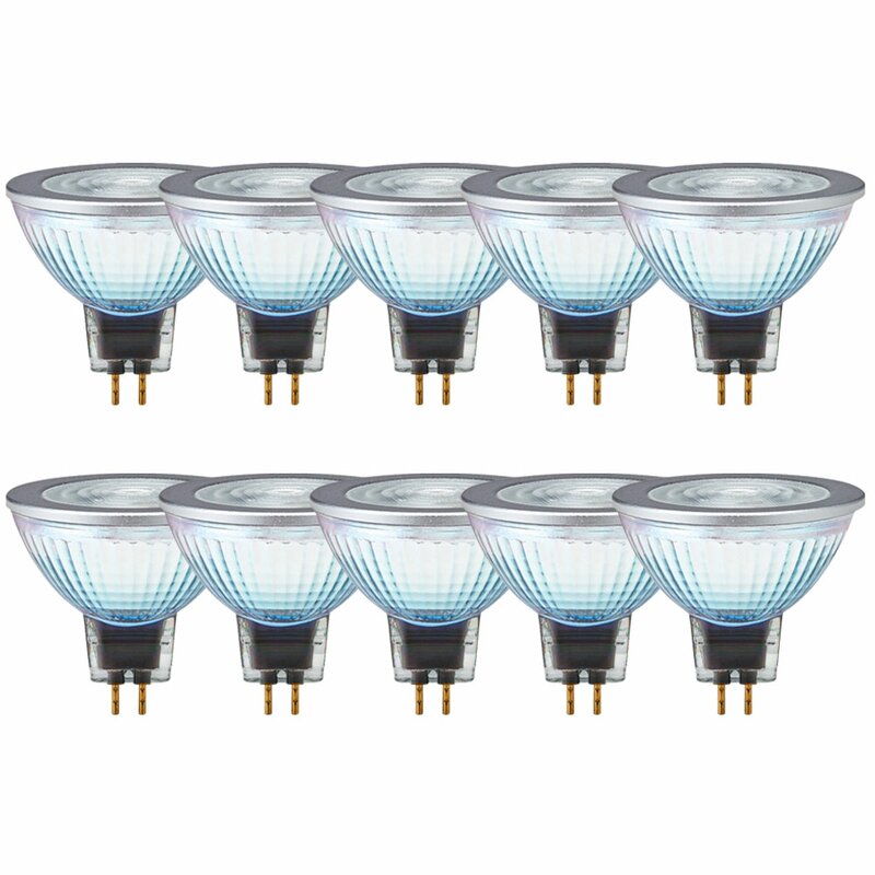 10 X Osram Led Parathom Pro Glas Reflektor Mr16 7 8w 43w Gu5 3 12v