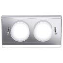 Action LED Wand- & Deckenleuchte Envy eckig 22 x 11,5cm Chrom 2 x 5,5W 760lm warmweiß 3000K