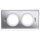 Action LED Wand- & Deckenleuchte Envy eckig 22 x 11,5cm Chrom 2 x 5,5W 760lm warmweiß 3000K