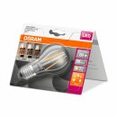 Osram LED Filament Birnenform A60 7W = 60W E27 klar 806lm warmweiß 2700K 3-Stufen-Dimmbar