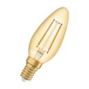 Osram LED Filament Kerze Vintage 1906 1,4W = 13W E14 Gold...