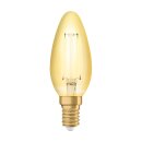 Osram LED Filament Kerze Vintage 1906 1,4W = 13W E14 Gold gelüstert 120lm warmweiß 2500K