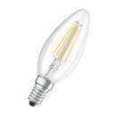 Osram LED Filament Leuchtmittel Kerze 4W = 40W E14 klar 470lm warmweiß 2700K