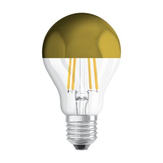 Osram LED Filament Leuchtmittel Birne Star Classic 4W = 37W E27 Kopfspiegel Gold 420lm warmweiß 2700K