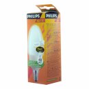 Philips Energiesparlampe Kerzenform 9W = 40W E14 matt...