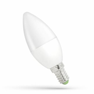 Spectrum LED Leuchtmittel Kerzenform 4W = 35W E14 matt 340lm Neutralweiß 4000K 200°