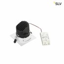 SLV LED Deckeneinbauleuchte RENISTO DL Downlight eckig...