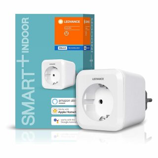 Ledvance Smart+ Plug Steckdose für innen Weiß SmartHome App Apple HomeKit Bluetooth