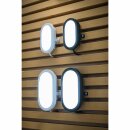 Ledvance LED Außenleuchte Wandleuchte Bulkhead Schwarz IP54 6W 420lm Neutralweiß 4000K