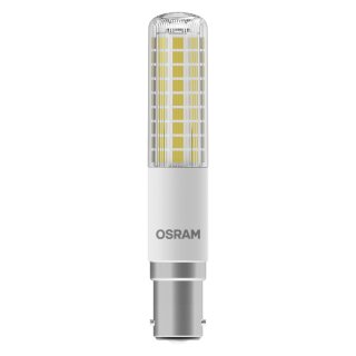 Osram LED Leuchtmittel Röhre Special T Slim 8W = 75W B15d klar 1055lm warmweiß 2700K DIMMBAR