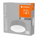 Ledvance LED Smart+ Deckenleuchte Orbis Cylinder Grau Ø45cm 24W 2800lm TW 3000K-6500K Dimmbar App Google Alexa WiFi