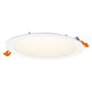 Ledvance LED Einbaupanel Downlight Slim Ø23cm Weiß 22W 2000lm Warmweiß 3000K