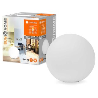 Ledvance LED Smart+ Tischleuchte Sun@Home Ø20cm Weiß 4W 200lm 2200K-5000K Dimmbar App Google Alexa WiFi