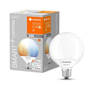 Ledvance LED Smart+ G95 Globe 14W = 100W E27 matt 1521lm TW 2700-6500K Dimmbar App Google Alexa WiFi