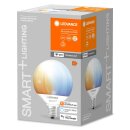 Ledvance LED Smart+ G95 Globe 14W = 100W E27 matt 1521lm TW 2700-6500K Dimmbar App Google Alexa WiFi