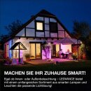 Ledvance LED Smart+ Filament Edison ST64 4,5W = 30W E27 klar 300lm Warmweiß 2700K + RGB Dimmbar App Google Alexa WiFi