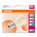 6 x Osram LED Filament Leuchtmittel Tropfen P45 2,5W = 25W E27 klar 250lm Neutralweiß 4000K