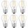 6 x Osram LED Filament Leuchtmittel Tropfen P45 2,5W = 25W E27 klar 250lm Neutralweiß 4000K