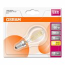 6 x Osram LED Filament Leuchtmittel Tropfen 6,5W = 60W E14 klar 806lm warmweiß 2700K 300°