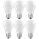 6 x Osram LED Filament Superstar Classic A 7,5W = 60W E27 matt 806lm neutralweiß 4000K DIMMBAR