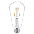 Philips LED Filament Leuchtmittel Edison ST64 4W = 40W...
