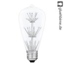 LED Rustika Carbon Edison Glühbirne 2W E27...
