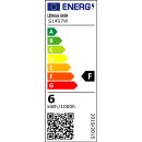 LED Linienlampe Set 7W = 35W 600lm warmweiß 2700K S14S 2 Sockel 30cm mit Fassung