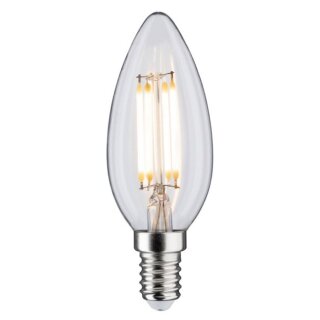 Paulmann LED Filament Kerze 5W = 40W E14 klar 432lm warmweiß 2700K 3-Stufen Touch Dimmbar