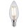 Paulmann LED Filament Kerze 5W = 40W E14 klar 432lm warmweiß 2700K 3-Stufen Touch Dimmbar