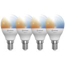 4 x Ledvance LED Smart+ Tropfen 5W = 40W E14 matt 470lm...