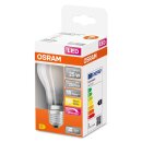 Osram LED Filament A60 Birne 2,8W = 25W E27 matt 250lm FS warmweiß 2700K DIMMBAR