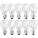 10 x Osram LED Filament Leuchtmittel Birnenform 2,2W =...