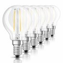 6 x Osram LED Filament Leuchtmittel Tropfen 2,8W = 25W...