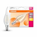 6 x Osram LED Filament Leuchtmittel Windstoß Kerze...