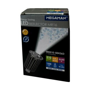 Megaman LED MR16 Reflektor 10W GU5,3 510lm Neutralweiß 4000K 36° Dimmbar