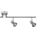 Brilliant Halogen Deckenlampe Spots Jupp Chrom 4 x 50W GU10 Halogen 1280lm warmweiß 2800K schwenkbar