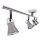 Brilliant Halogen Deckenlampe Spots Jupp Chrom 4 x 50W GU10 Halogen 1280lm warmweiß 2800K schwenkbar