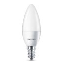 Philips LED Leuchtmittel Kerze 4,5W = 40W E14 matt 470lm...