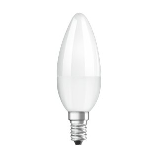 Osram LED Leuchtmittel Kerze 5W = 40W E14 matt 470lm warmweiß 2700K 280° DIMMBAR