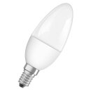 Osram LED Leuchtmittel Kerze 5W = 40W E14 matt 470lm...