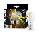 2 x Bellalux LED Filament Leuchtmittel CLA60 Birnenform...
