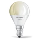 Ledvance LED Smart+ Leuchtmittel Tropfen 4,9W = 40W E14 matt 470lm warmweiß 2700K Dimmbar App Google Alexa WiFi