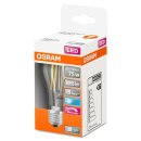 Osram LED Filament Leuchtmittel A60 Birne 9W = 75W E27 klar 1055lm 840 neutralweiß 4000K DIMMBAR