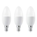 3 x Ledvance LED Smart+ Kerze 4,9W = 40W E14 matt 470lm...